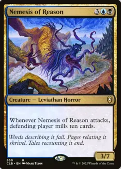 X 1 Nemesis of Reason NM-M Battle for Baldur's Gate 850 MTG Magic The Gathering - Image 1