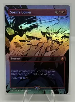 Sozin's Comet (0309) Borderless Foil Avatar The Last Airbender MTG NM - Image 1