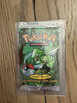 Pokemon jungle booster pack empty Scyther Vintage - Image 1