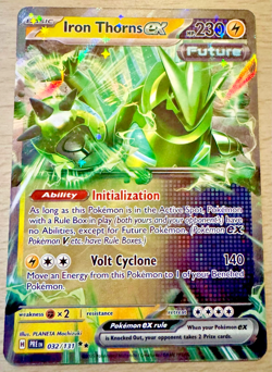 Pokemon TCG Iron Thorns ex 032/131 Prismatic Evolutions Double Rare Card - Image 1