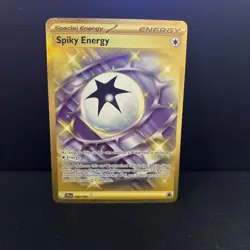Spiky Energy 190/159 Journey Together Gold Hyper Rare Pokemon NM - Image 1