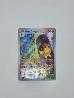 Armarouge 203/198 Scarlet & Violet Base Illustration Rare Card Pokemon - Image 1
