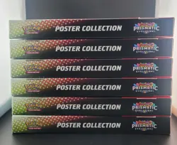 Lot of 6 Pokemon Prismatic Evolutions Poster Collection - Image 1