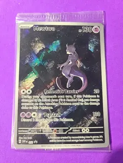 Mewtwo SVP052 Scarlet & Violet 151 Illustration Promo Pokemon Card SEALED - Image 1