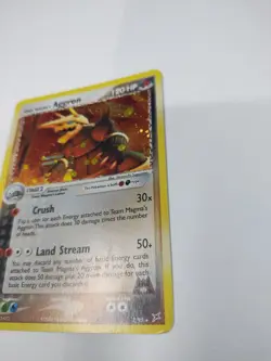 SWIRL Team Magma's Aggron - 7/95 - Pokemon Ex Team Magma vs. Aqua Holo Card - Image 2