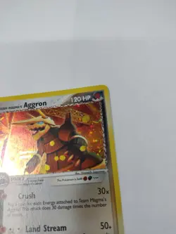 SWIRL Team Magma's Aggron - 7/95 - Pokemon Ex Team Magma vs. Aqua Holo Card - Image 3