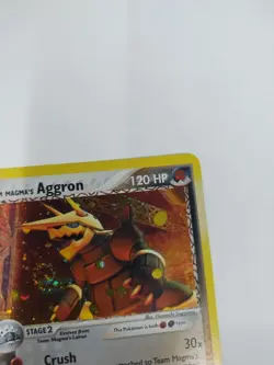 SWIRL Team Magma's Aggron - 7/95 - Pokemon Ex Team Magma vs. Aqua Holo Card - Image 5