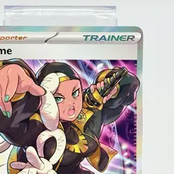 Trainer Ryme 221/197 Full Art Obsidian Flames Pokemon Card NM - Image 3