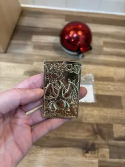 1999 Charizard Pokemon Trading Card 24K Gold Plated, Limited Edition Burger King - Image 5