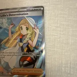 2025 Pokemon LILLIE'S DETERMINATION #169/132 Mega Evolution Ultra Rare Holo ENG - Image 2