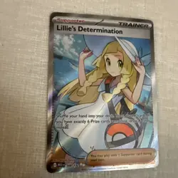 2025 Pokemon LILLIE'S DETERMINATION #169/132 Mega Evolution Ultra Rare Holo ENG - Image 3
