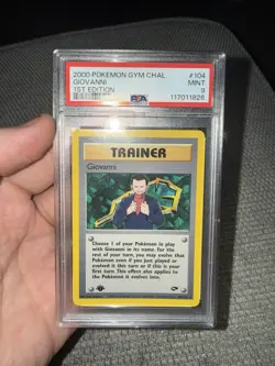 Pokemon TCG - Giovanni - gym challenge - 1st edition PSA 9 MINT - Image 2