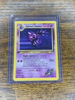 2000 Pokemon Gym Heroes - Sabrina’s Haunter - 1st Edition Ungraded 58/132 - Image 1