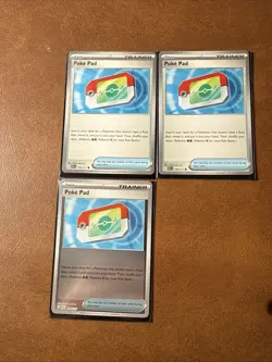 Pokemon Poke Pad 198/217 Reverse Holo Plus 2 Regular Lot Of 3 - Image 1