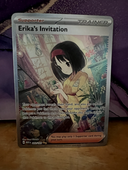 Erika's Invitation #203 Special Illustration Rare Pokemon Scarlet & Violet 151 M - Image 1