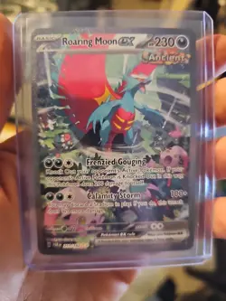 Pokemon TCG Roaring Moon EX 251/182 SAR Paradox Rift 2023 - Image 1