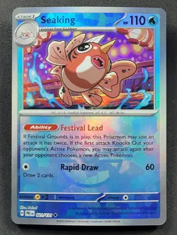 Seaking 021/131 Poke Ball Pattern Prismatic Evolutions Pokemon TCG - Image 1