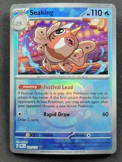Seaking 021/131 Master Ball Pattern Prismatic Evolutions Pokemon TCG - Image 1