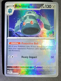 Bronzong 067/131 Master Ball Pattern Prismatic Evolutions Pokemon TCG - Image 1