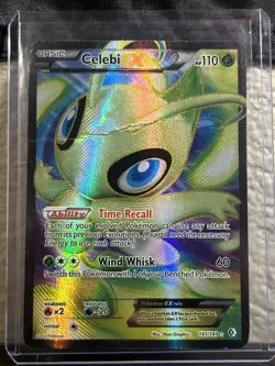 Pokemon Celebi EX Full Art 141/149 Boundaries Crossed (Poor Condition) - Image 1