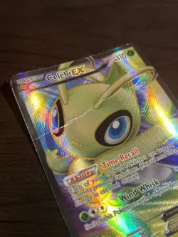 Pokemon Celebi EX Full Art 141/149 Boundaries Crossed (Poor Condition) - Image 3