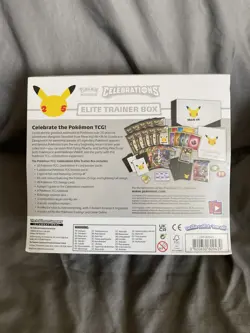 Pokemon Celebrations 25th Anniversary Elite Trainer Box ETB New Factory Sealed - Image 2