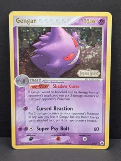 Gengar 5/92 Legend Maker Reverse Holo Ultra Rare Pokemon TCG Nintendo stamped MP - Image 1