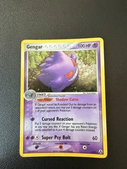 Pokemon Gengar 5/92 EX Legend Maker Holo Rare 100 HP Super Psy Bolt 2006 - Image 1