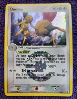 Dodrio 21/112 Firered & Leafgreen Reverse Holo Rare Pokemon *NICE* - Image 1