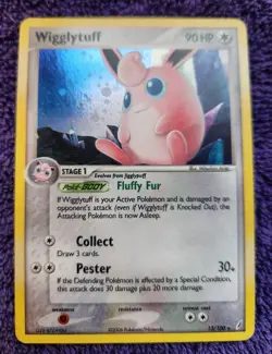 Wigglytuff 13/100 Crystal Guardians Holo Rare Pokemon *NICE* - Image 1