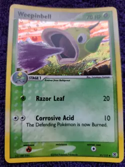 Weepinbell 51/112 Firered & Leafgreen Reverse Holo Pokemon *NICE* - Image 1