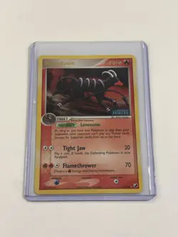 2005 Pokemon TCG Houndoom 7/115 Reverse Holo STAMPED - EX: Unseen Forces - Image 1