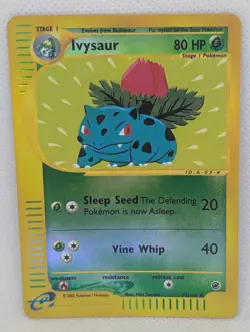 Ivysaur 082/165 Expedition Base Reverse Holo Rare Pokemon TCG Nintendo Bulbasaur - Image 1