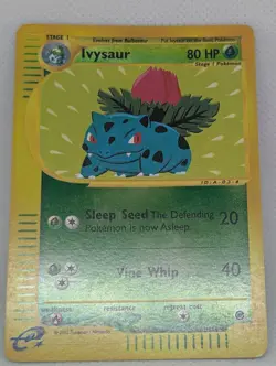 Ivysaur 082/165 Expedition Base Reverse Holo Rare Pokemon TCG Nintendo Bulbasaur - Image 3