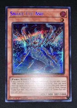 Yugioh Snake Eye Ash MP24-EN110 Prismatic Secret Rare 1st Ed NM/VLP w/Tracking - Image 2