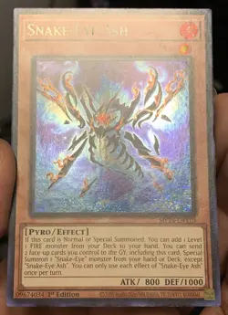 Yugioh Snake Eye Ash MP24-EN110 Prismatic Secret Rare 1st Ed NM/VLP w/Tracking - Image 4