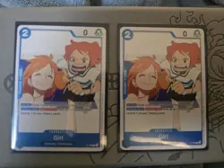 One Piece P-096 Girl Promo x2 English NM - Image 1
