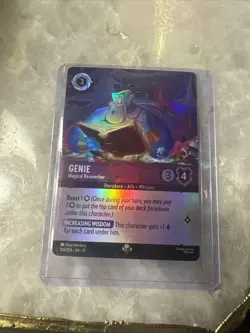 Disney Lorcana Winterspell Genie Magical Researcher Epic 210/204 - Image 1
