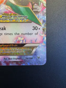 M Rayquaza EX 76/108 Celebrations Pokemon Card - Image 4