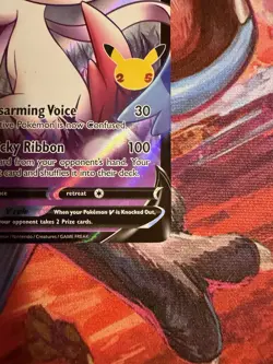 Dark Sylveon V SWSH134 SWSH: Sword & Shield Promo Card Holo NM - Image 4