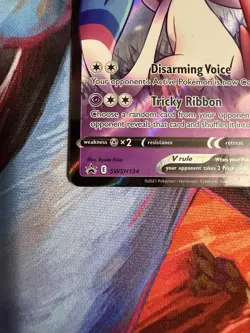 Dark Sylveon V SWSH134 SWSH: Sword & Shield Promo Card Holo NM - Image 5