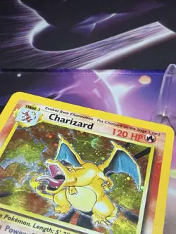 Charizard 4/130 Holo Rare Base Set 2 Pokemon Card HP - Image 3