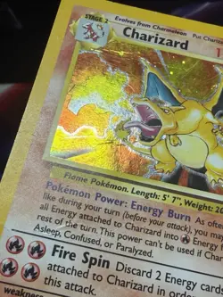 Charizard 4/130 Holo Rare Base Set 2 Pokemon Card HP - Image 4