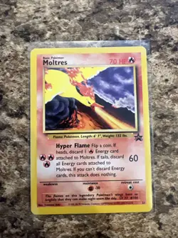 Moltres 21 Promo Black Star Regular Pokemon Card - Image 1