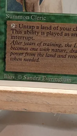 Magic The Gathering Unlimited Ley Druid green card MTG - Image 2