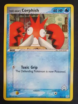 Team Aqua's Corphish 50/95 - Team Magma vs Team Aqua Set - Pokemon Card - NM - Image 1