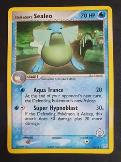 Team Aqua's Sealeo 16/95 - Team Magma vs Team Aqua Set - Pokemon Card - NM - Image 1