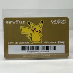 30 Year Anniversary Level 5 EB Games Membership Card PIKACHU Limited - Image 3
