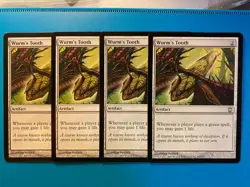 MTG 4x Wurm's Tooth # 162 Darksteel Modern Magic the Gathering x4 NM - Image 1
