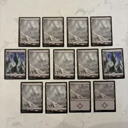 Magic the Gathering MTG Wastes Basic Land Lot Of 13 - Image 1
